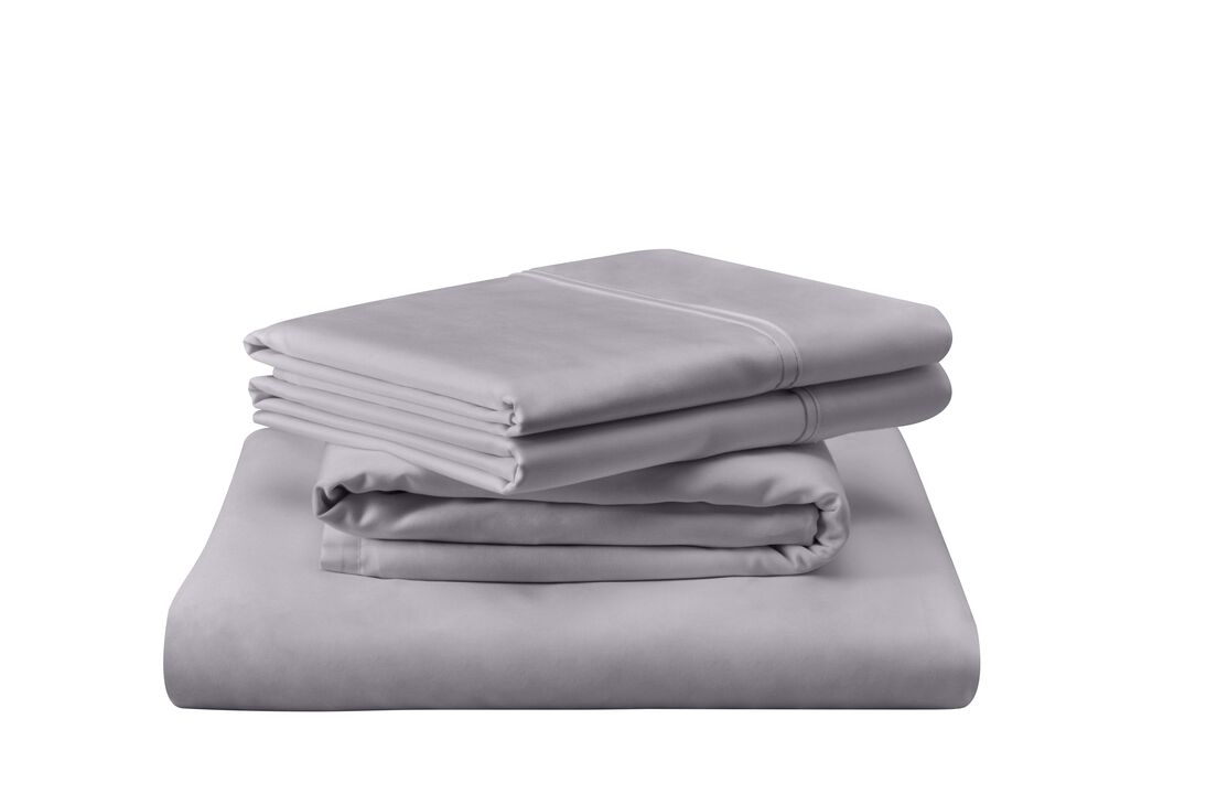 Tempur-Pedic Cotton King Cool Gray Sheet Sets